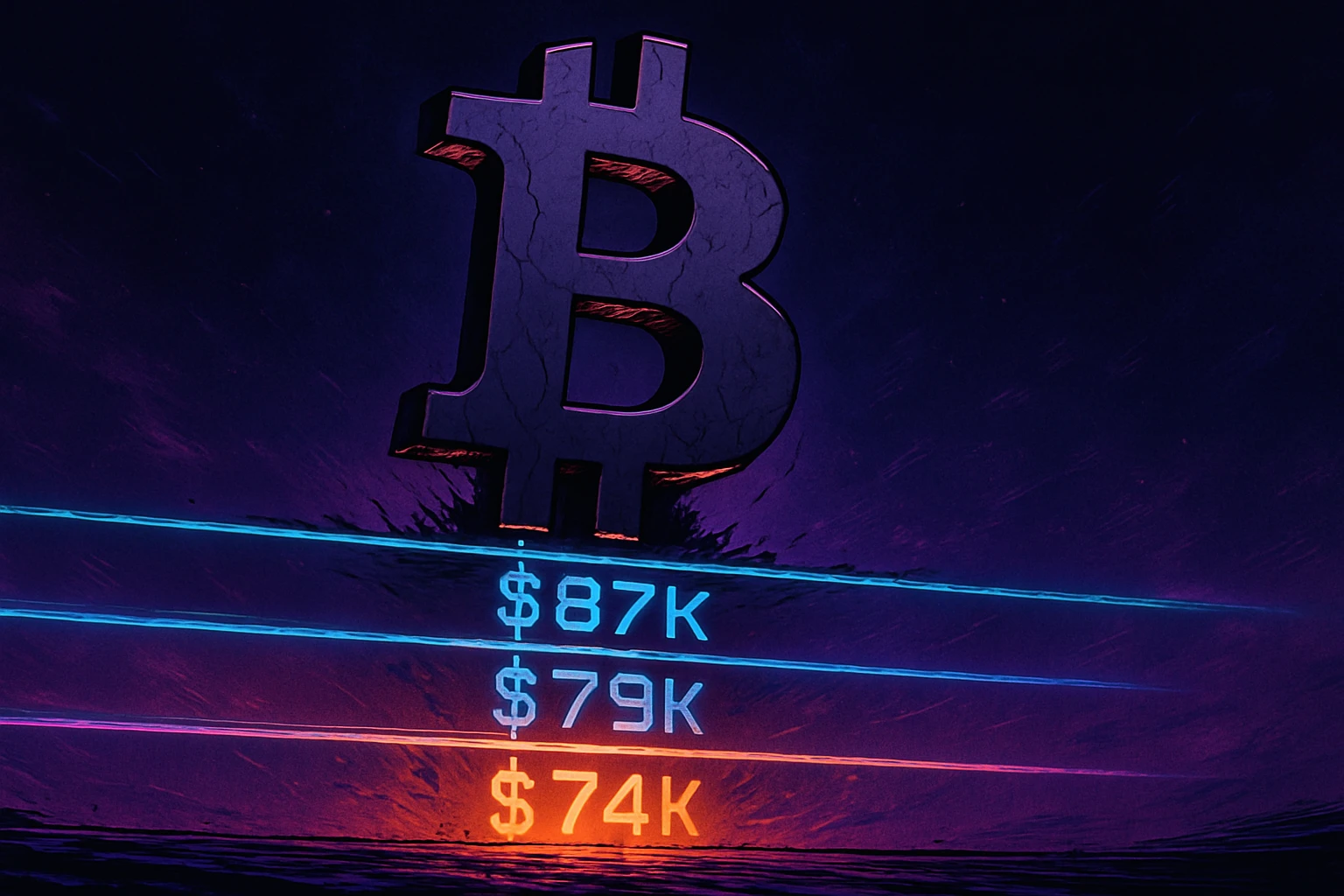 CryptoQuant：比特币须守住8.7万美元「牛熊分叉口」，7.4万镁是崩溃最后防线